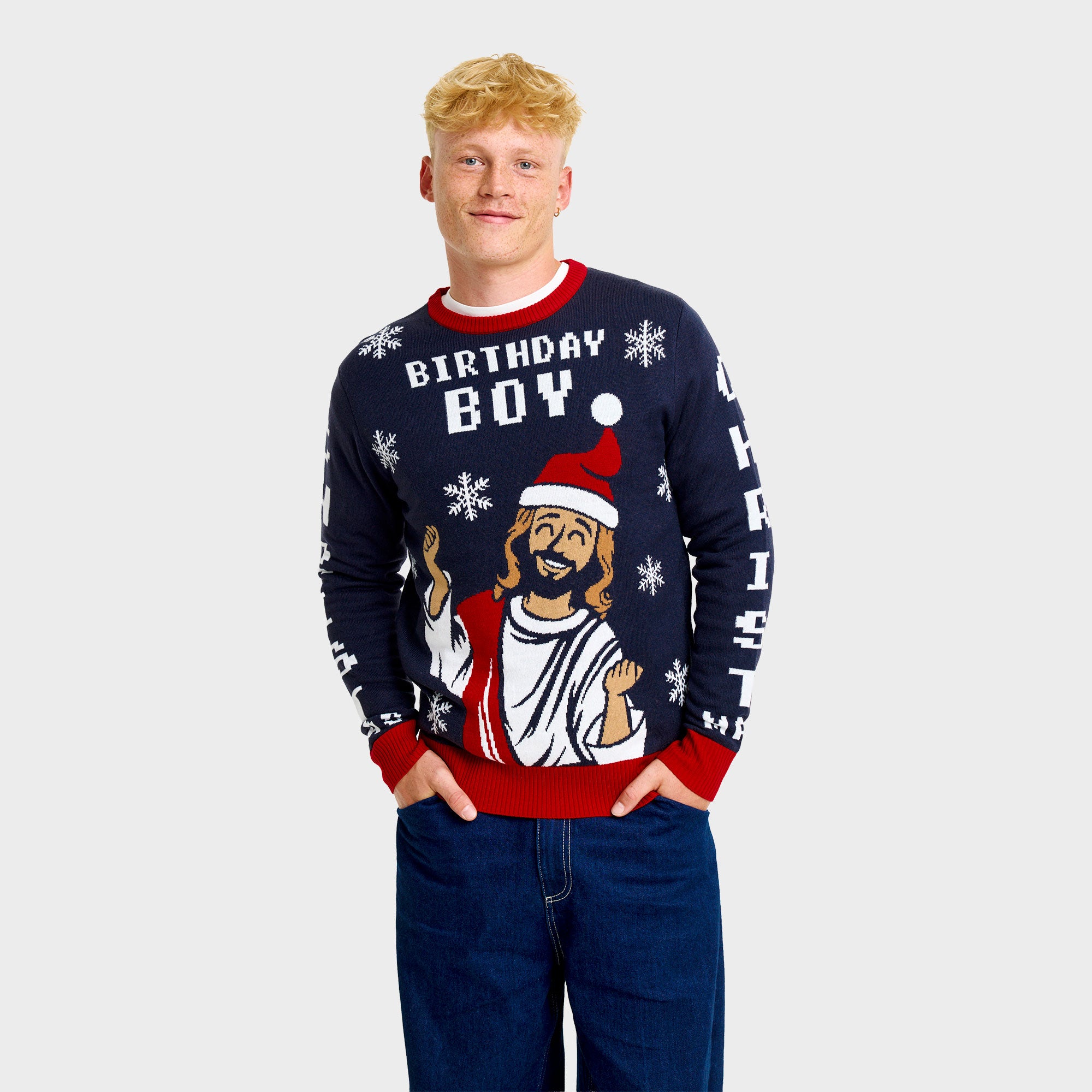The birthday boy julesweater - Herre